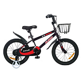 Велосипед двухколёсный Slider Star 18 IT200-18R чёрно-красный